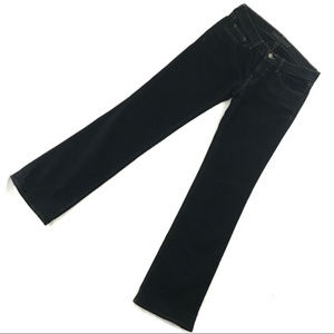 J Brand Cut 349 904 Black Denim Stretch Jeans
